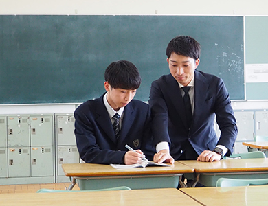 PTAあいさつ運動／期末試験